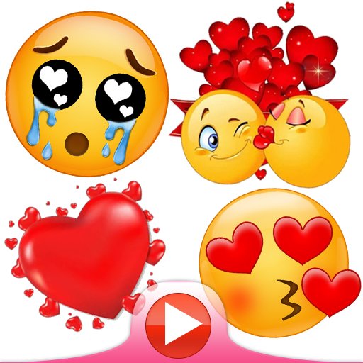 💕😍WAStickerApps animated stickers for Whatsapp app icon